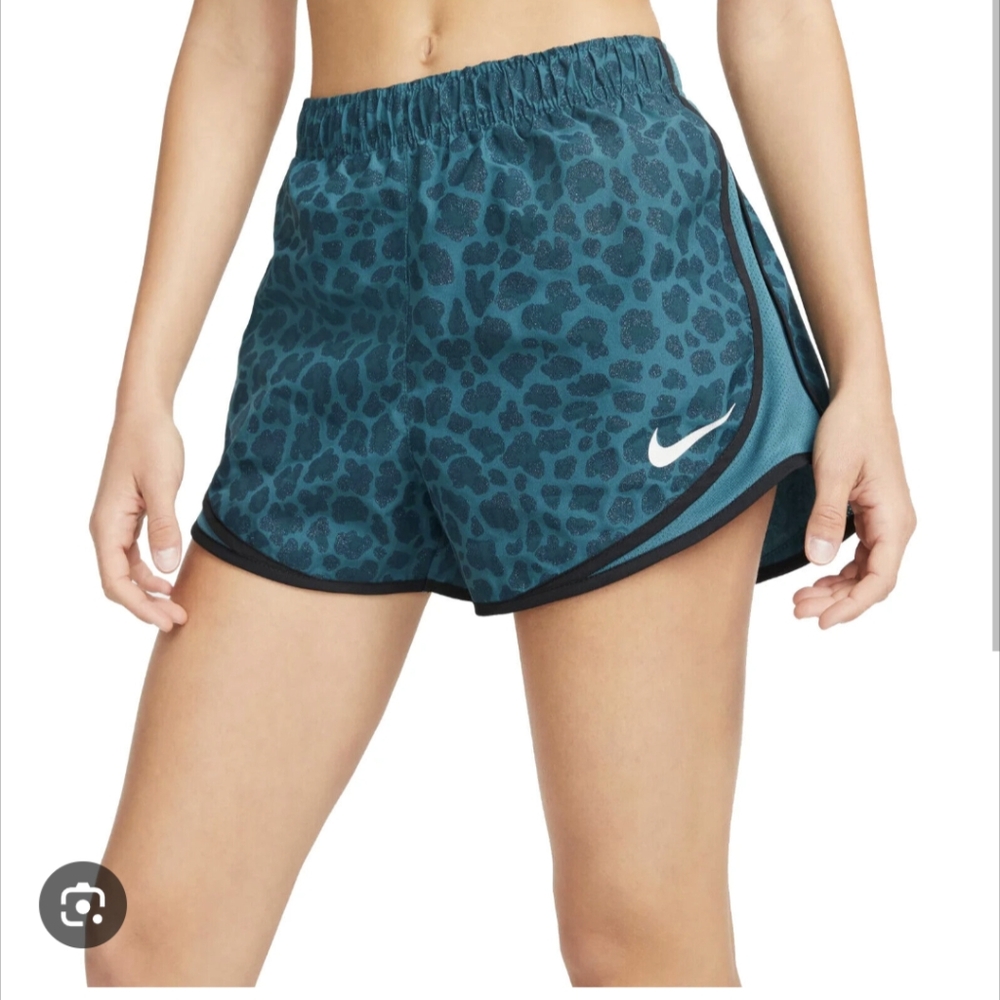 NIKE Women Dri Fit Tempo 3" Leopard Print Running Shorts DD6969-393 XS New
